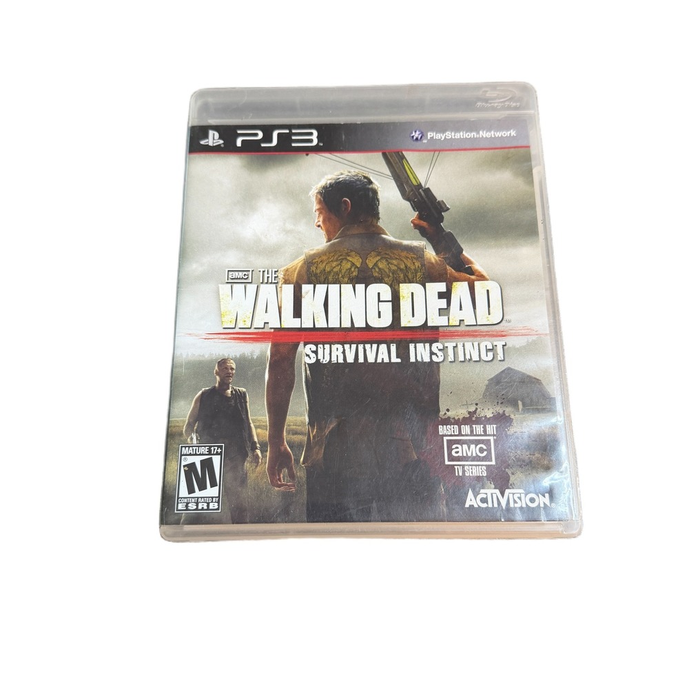 The Walking Dead Survival Instinct Sony PlayStation 3 PS3 Activision 2013 Daryl
